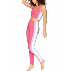 Beach Riot Megan Legging and Tessa Top in Fandango Stripe Entire Set